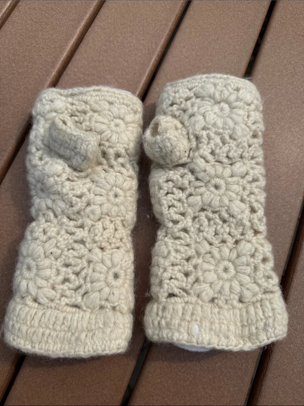 Fingerless Wool Gloves